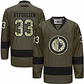 Glued Winnipeg Jets #33 Dustin Byfuglien Green Salute to Service NHL Jersey,baseball caps,new era cap wholesale,wholesale hats